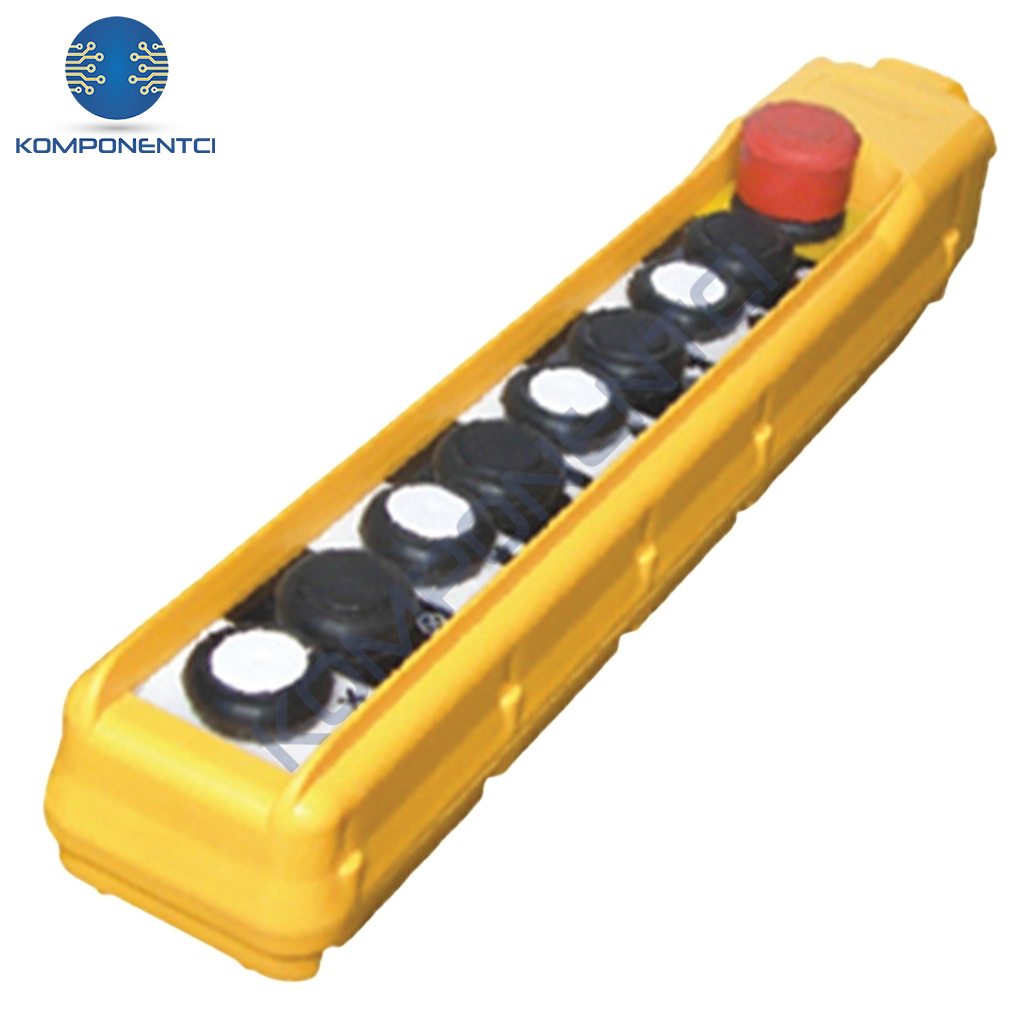 Gwest VKB-9 Acil Stoplu Tek Hızlı 9'lu Vinç Kumandası