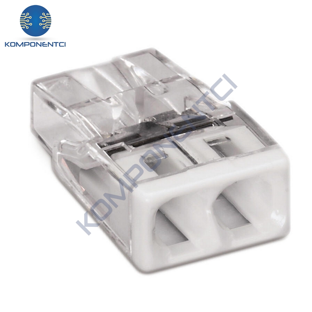Gwest GW-2.5x2 Geçmeli Buat Klemens Beyaz 1 Adet