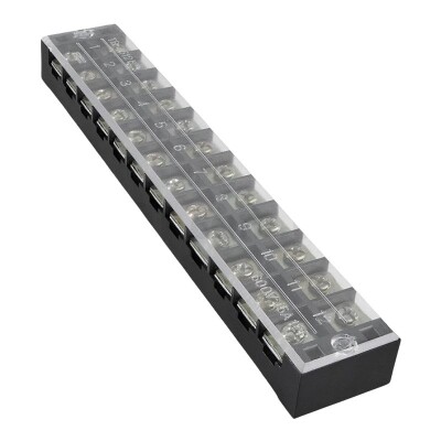 TB-4512 12P Çift Sıra Terminal Blok - 600V 45A