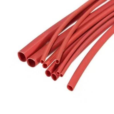 Kırmızı Isı ile Daralan Makaron 6.4mm - 1 Metre