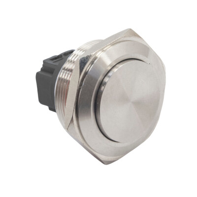 WD28B-G1 28mm Çıkık Yaylı Metal Buton