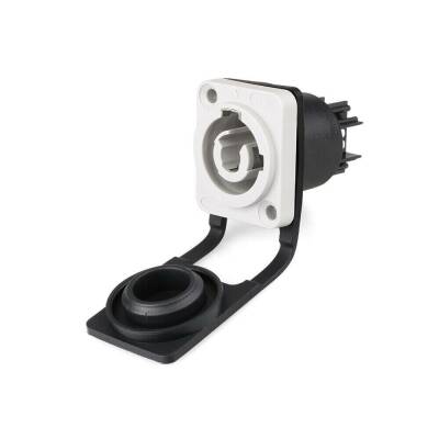 YF-24-C03SX-02-001 3-Pin IP67 Şase Tip Powercon Konnektör - Erkek