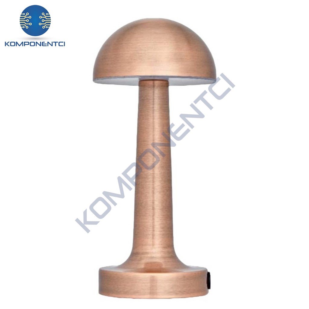 NOAS Atina Bronz Renk Şarj Edilebilir Led Dokunmatik Masa Lambası YL86-1231