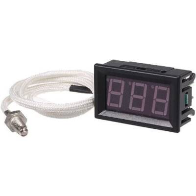 XH-B310 12V K tipi M6 Termokupl Dijital Termometre - Mavi