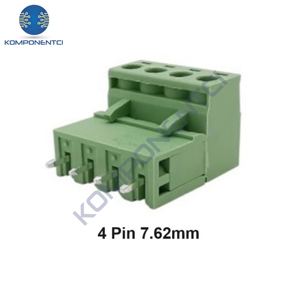 4 Pin 7.62mm Geçmeli 180C Takım Klemens