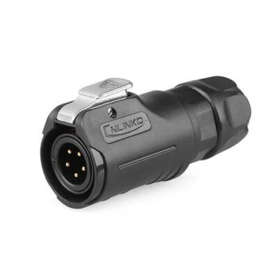 LP-12-C05PE-02-001 5-Pin Su Geçirmez Konnektör - Erkek