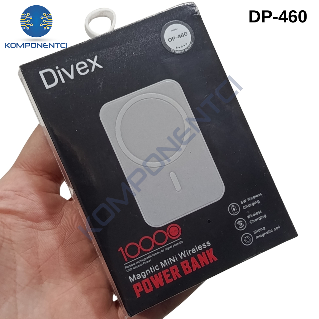 Divex 10000mAh Iphone Uyumlu Manyetik Kablosuz Magsafe Powerbank DP-460