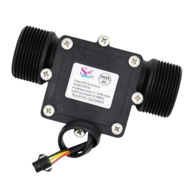 DN32 Su Akış Sensörü Debimetre 3.5-24V 1.25 1- 120L/Dk