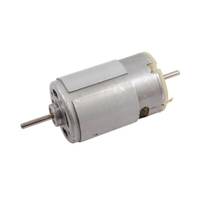 RS555 24V 10000RPM Redüktörsüz DC Motor - Çift Milli