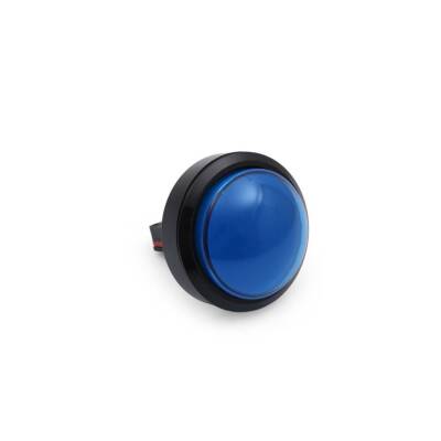 60mm 12V Bombeli Işıklı Oyun Makinesi Butonu - Mavi