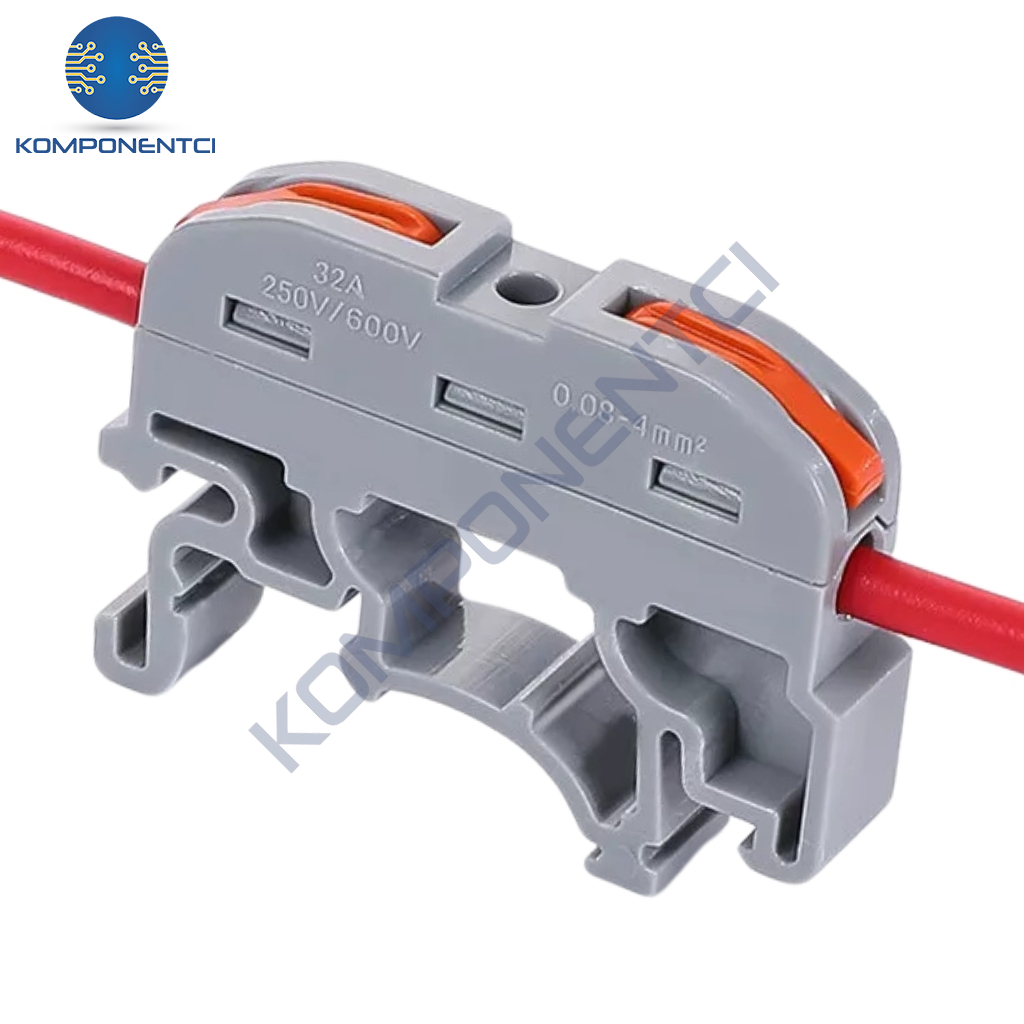 IC-272A Ray Tipi Hızlı Bağlantı Klemensi Konektörü 0.08-4mm2 CH-221