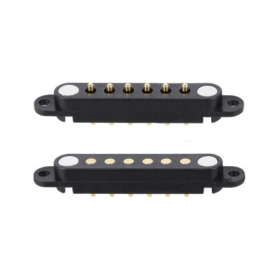 6-Pin 2.54mm Pogo Pin Manyetik Konnektör Takımı - Kulaklı
