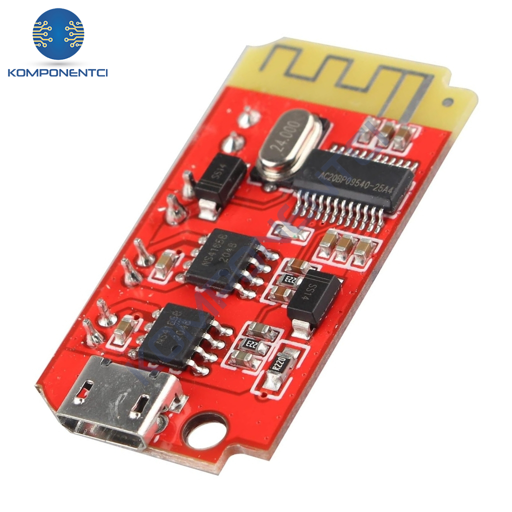 DW-CT14+ Şarj Edilebilir Bluetooth Amfi Devresi 2x5W | Komponentci