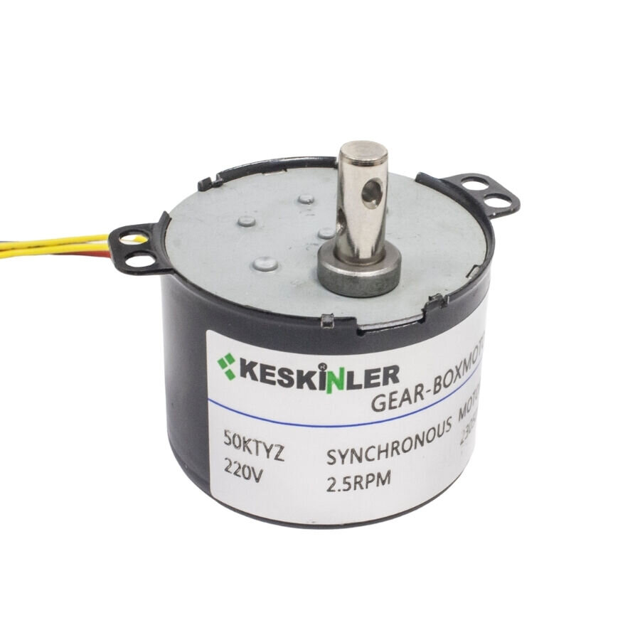 50-KTYZ 2.5RPM 6W AC Senkron Motor | Komponentci