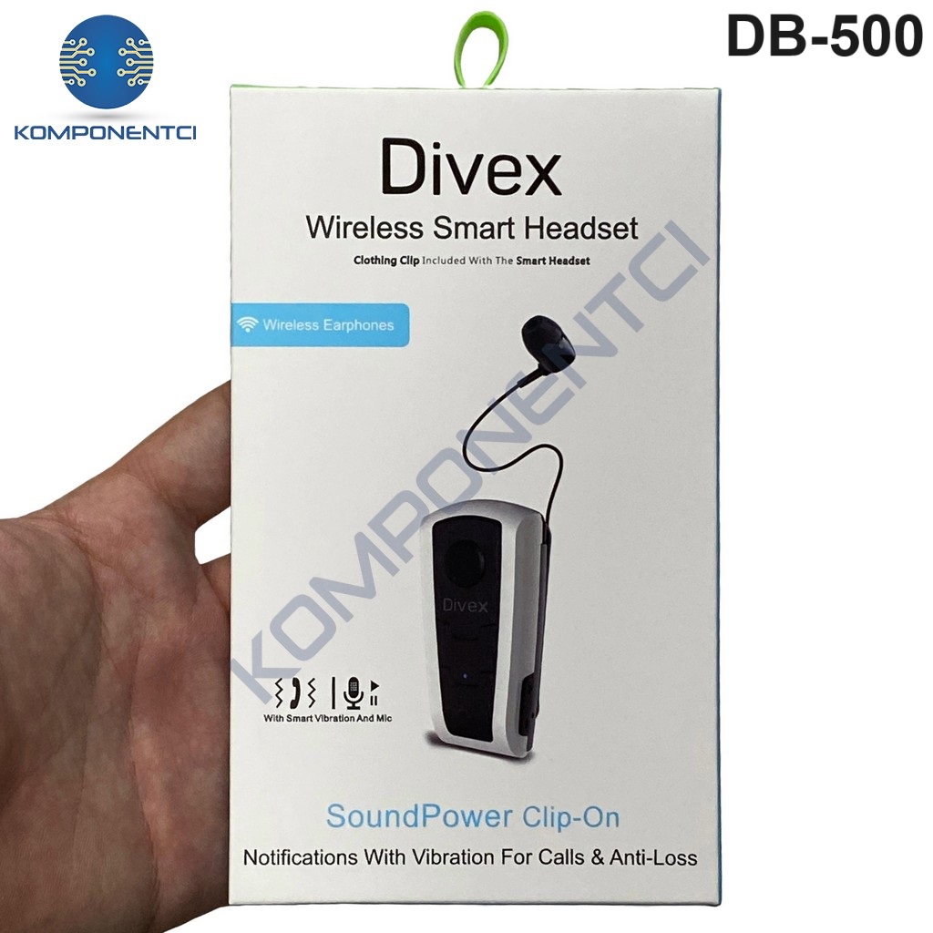 Divex Makaralı Kablolu Titreşimli Bluetooth Kulaklık DB-500