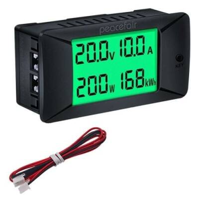 PZEM-025 0-300V 200A Voltmetre Ampermetre - Batarya Kapasite Yöneticisi