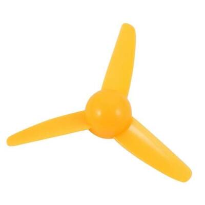 Plastik Pervane Ø80mm - Sarı