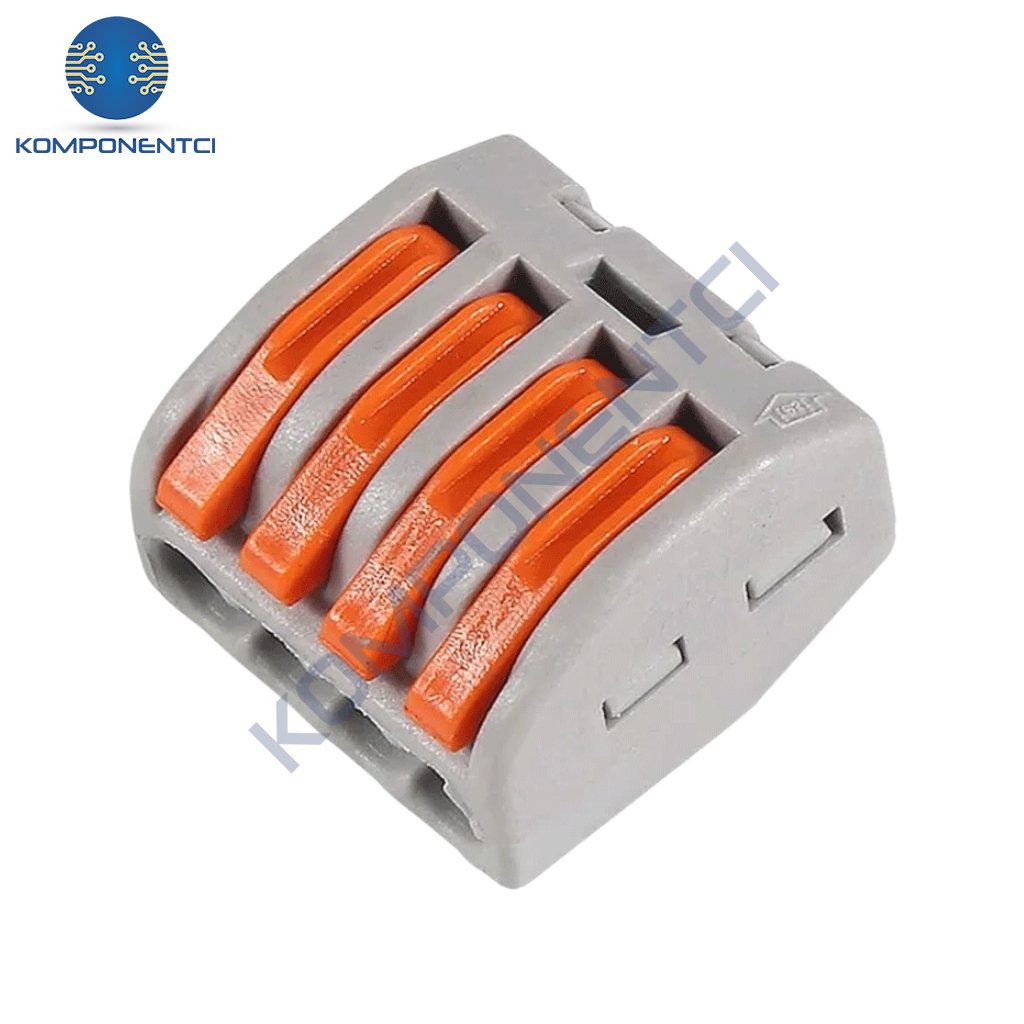 IC-272A 4 Pin Vidasız Tek Yön Mandallı Buat Klemensi CH-214