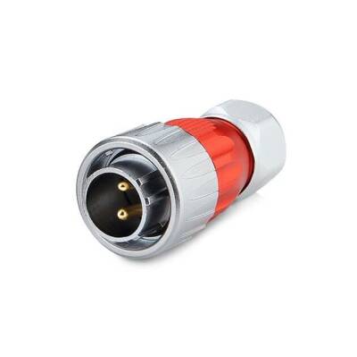 DH-20-C02PE-03-001 2-Pin Su Geçirmez Konnektör - Erkek