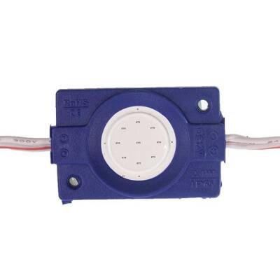 Tekli Su Gerçimez Cob Led Modülü - Mavi 12V 2.4W