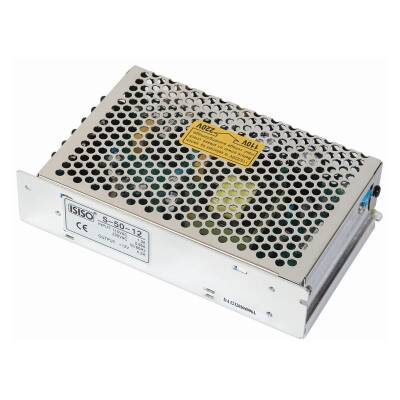 INES-50-12 - 50W 12VDC 4.2A Ray Montajlı Kapalı Tip Güç Kaynağı