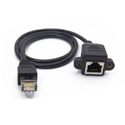 RJ45 5m Panel Tipi Ethernet Uzatma Kablosu