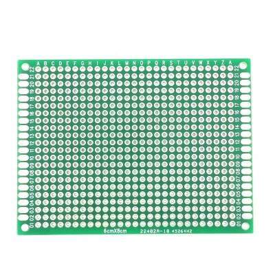 6x8cm Epoxy Çift Taraflı Delikli Plaket