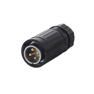 YA-20-C04PE-01-001 4-Pin Su Geçirmez Konnektör - Erkek
