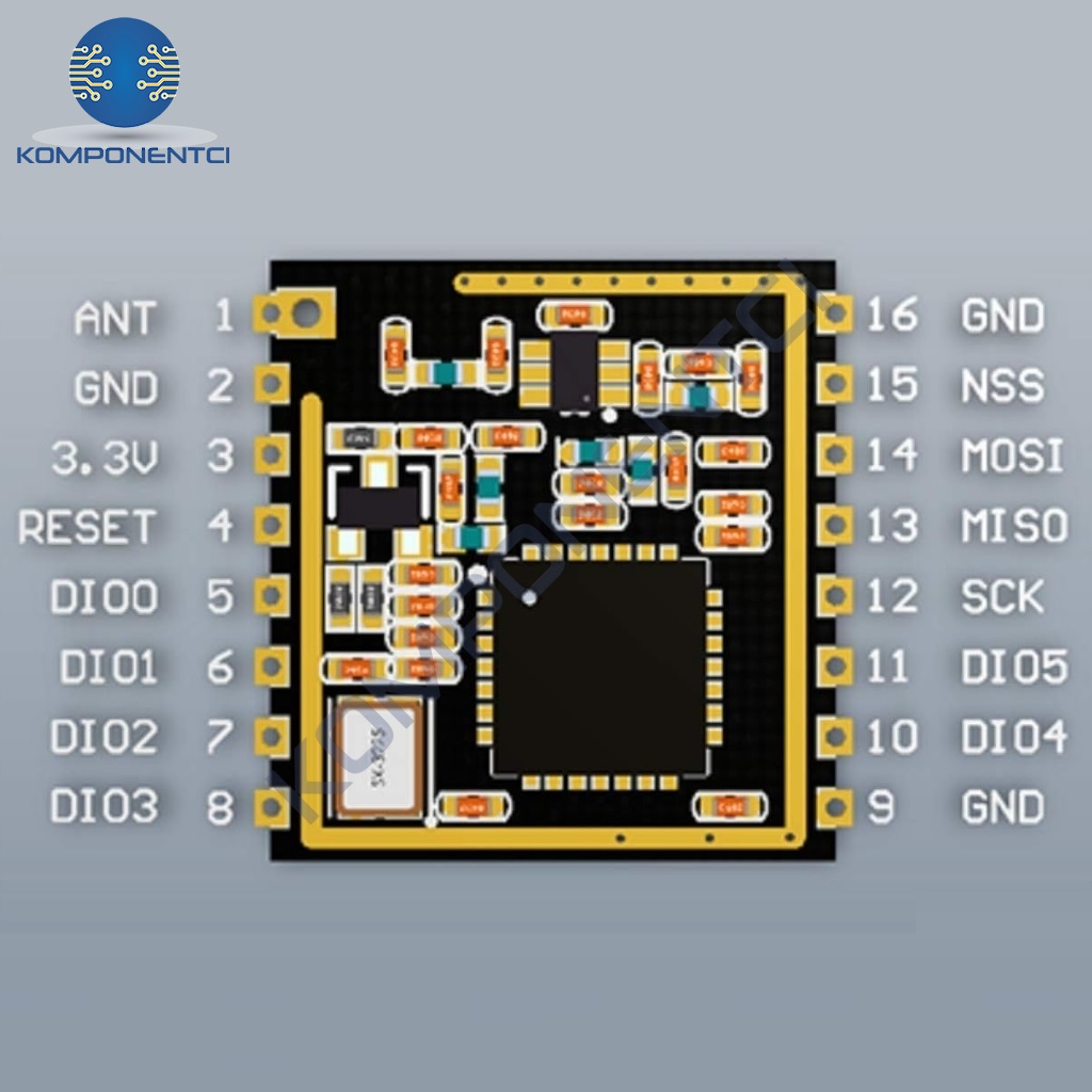 433MHz 10km Menzilli Ra-01 LoRa Modülü SX1278 I Komponentci