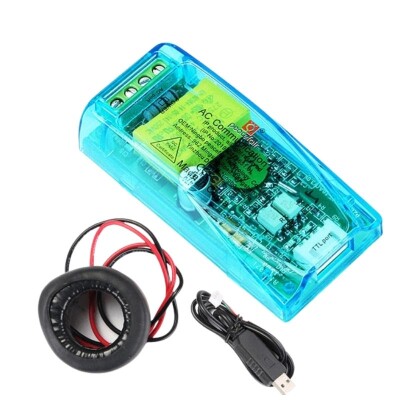 PZEM-004T 100A Tek Fazlı AC Güç İletişim Modülü + Bobin CT + USB