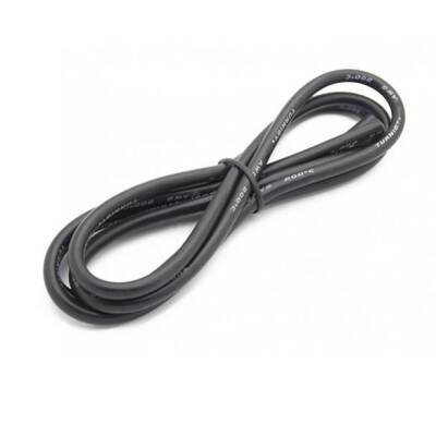 14 AWG Silikon Kablo Siyah - 1 Metre