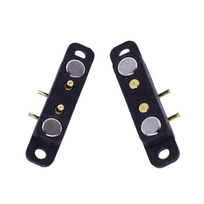 2-Pin 2.8mm 90C Pogo Pin Manyetik Konnektör Takımı - Kulaklı