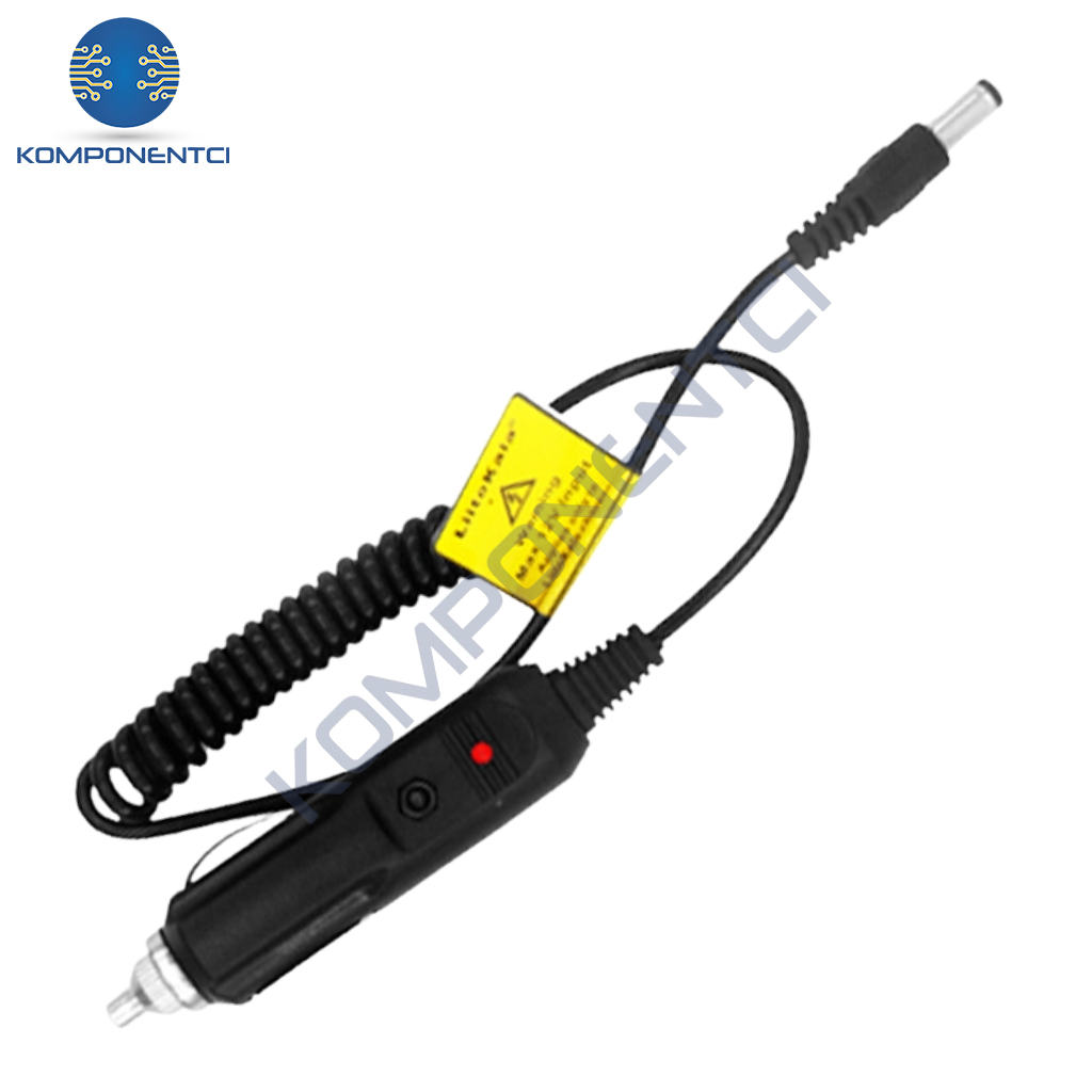 Araç Şarj Cihazı 12V DC 2.5mm Çıkış Adaptörü