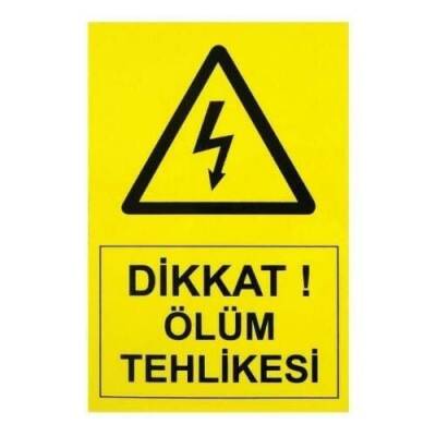 IS-Tİ1 21*14 cm Tehlike Etiketi