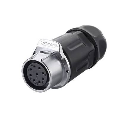 LP-20-J09PP-01-001 9-Pin Su Geçirmez Konnektör - Dişi
