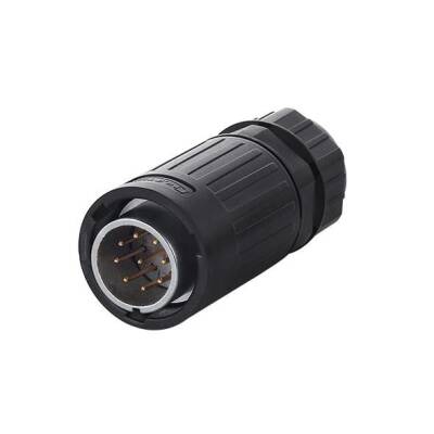YA-20-C09PE-01-001 9-Pin Su Geçirmez Konnektör - Erkek