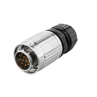 YW-20-C12PE-03-001 12-Pin Su Geçirmez Konnektör - Erkek
