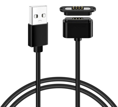 4-Pin 2mm Kablolu Pogo Pin Manyetik Konnektör Takımı - USB Soketli