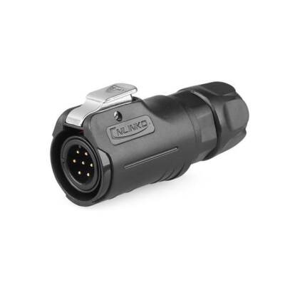 LP-12-C07PE-02-001 7-Pin Su Geçirmez Konnektör - Erkek