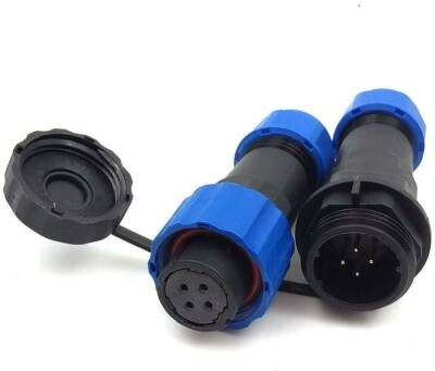 SD16 4 Pin 16mm Su Geçirmez Konnektör Takımı