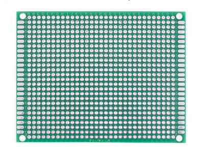 7x9cm Epoxy Çift Taraflı Delikli Plaket