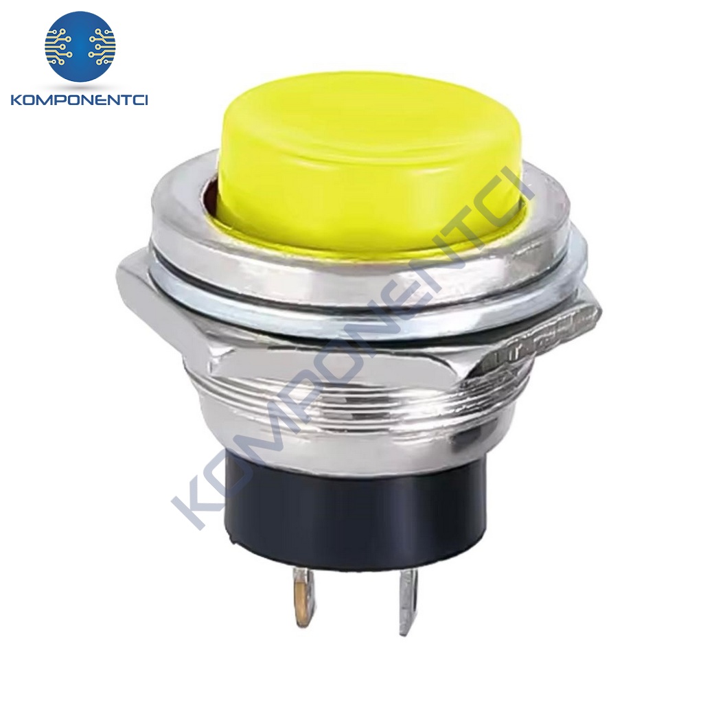IC-180 Buton Ø16mm DS-212 Sarı