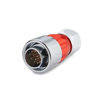 DH-20-C12PE-03-001 12-Pin Su Geçirmez Konnektör - Erkek
