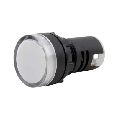 AD16-22DS 12-48V AC/DC Sinyal Lambası - Beyaz