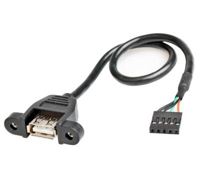 USB 2.0 Dişi Dupont 5 Pin Dişi Veri Anakart Adaptör Kablosu