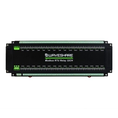 32 Kanallı Modbus RTU Ethernet Röle Modülü -  RS485 Arayüzü