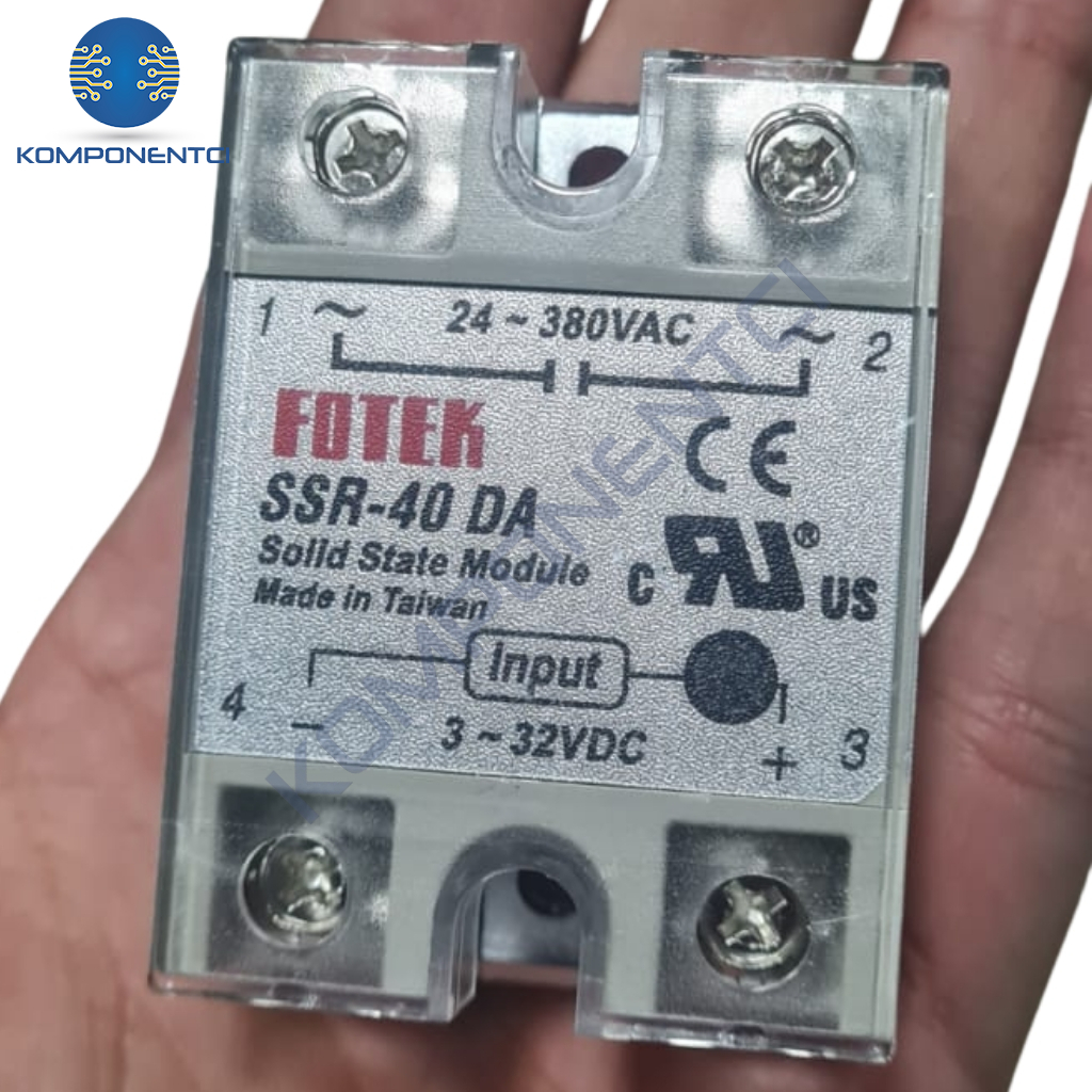 SSR-40DA SSR Solid State Röle 40A (Katı Hal Rölesi)