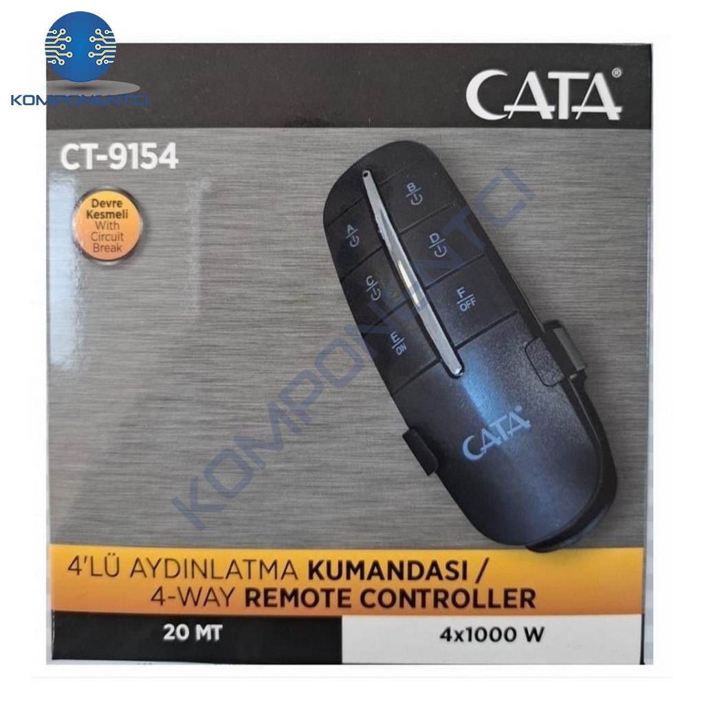 CATA 4 x 1000W 4'lü Aydınlatma Kumandası CT-9154