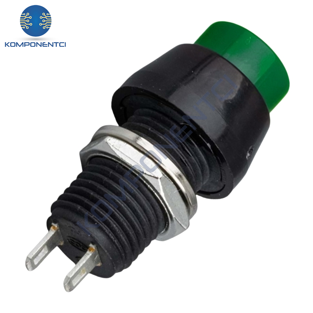 IC-191 Plastik Buton 10mm Yaylı DS-450 Yeşil