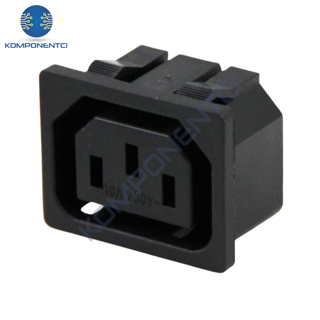 IC-212D C13 Power Soket Dişi Kulaksız AS-04F